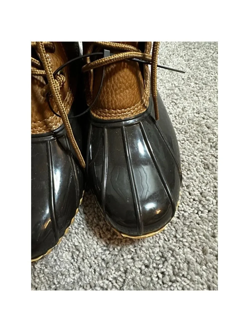 JBU Brown & Black Waterproof Winter & Rain Boots Size 6